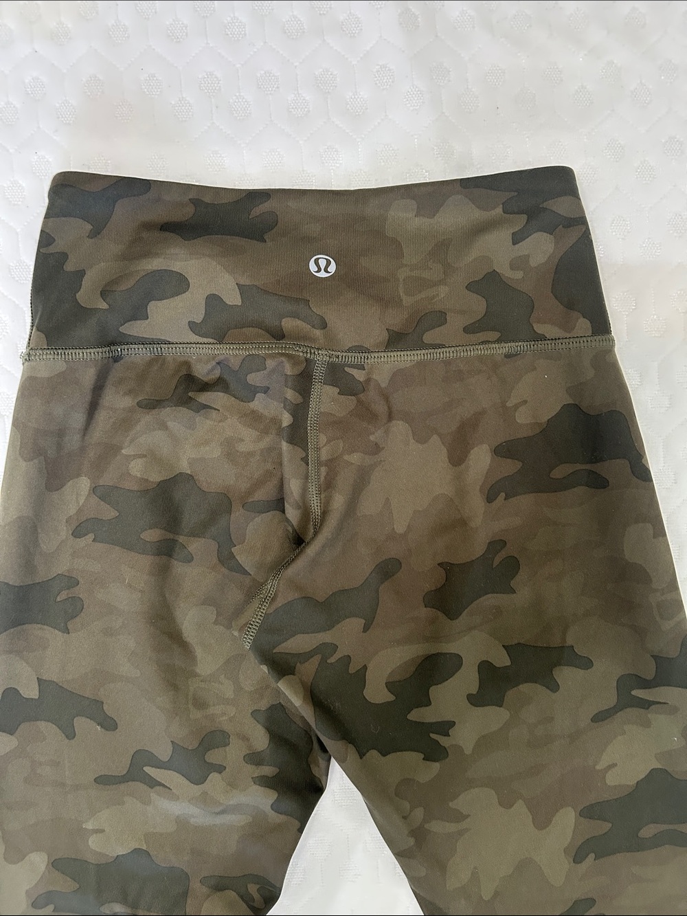 lululemon athletica Camo Leggings in Olive/Brown